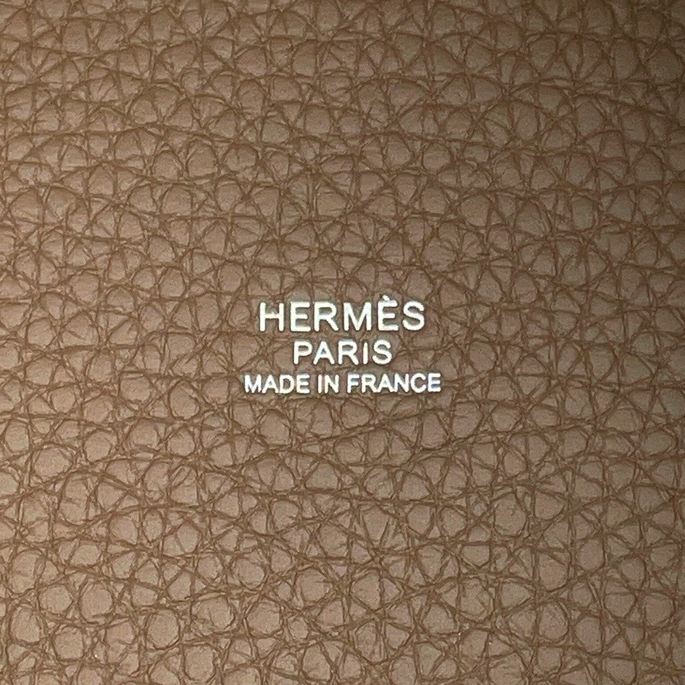 HERMES Picotin Lock Etoupe Taurillon Clemence Size PM
