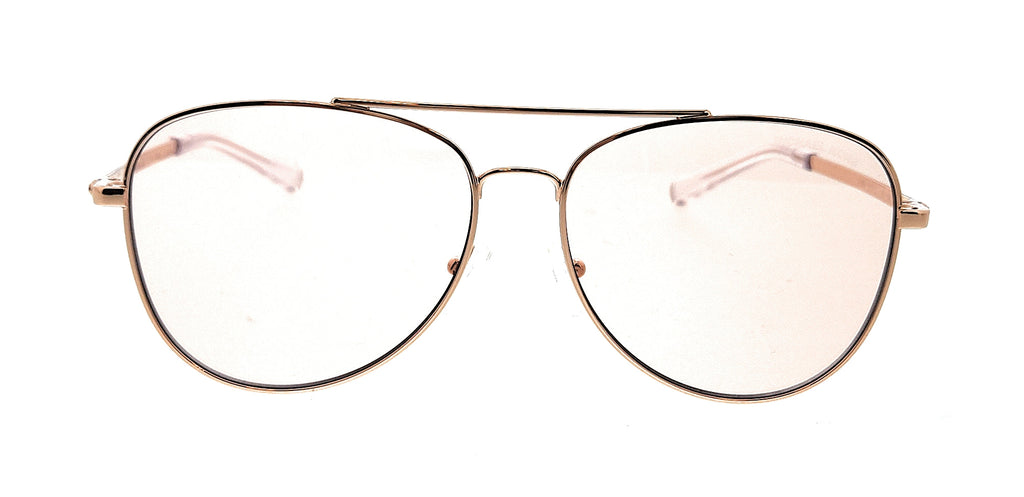 Michael Kors 0MK1045 11085 San Diego Aviator Gold Sunglasses