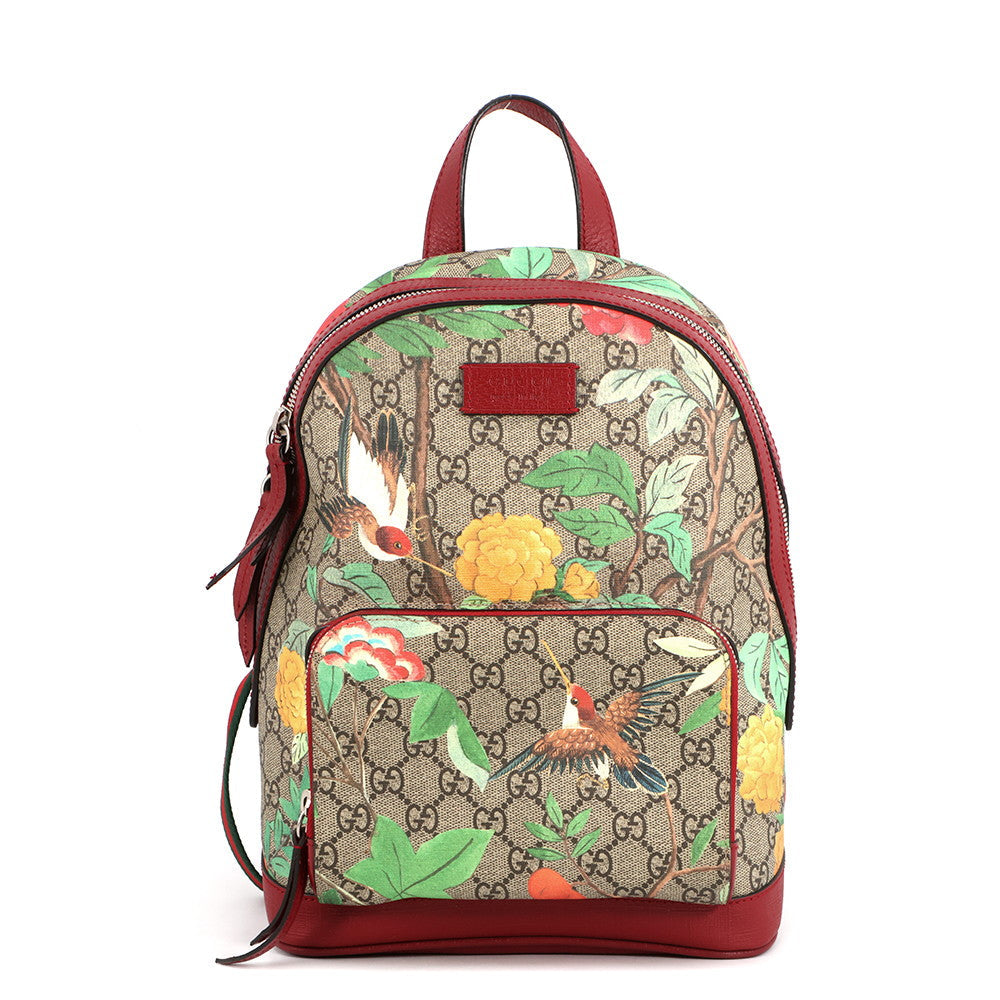 GUCCI Tian Backpack Red/Multicolor427042 GG Supreme