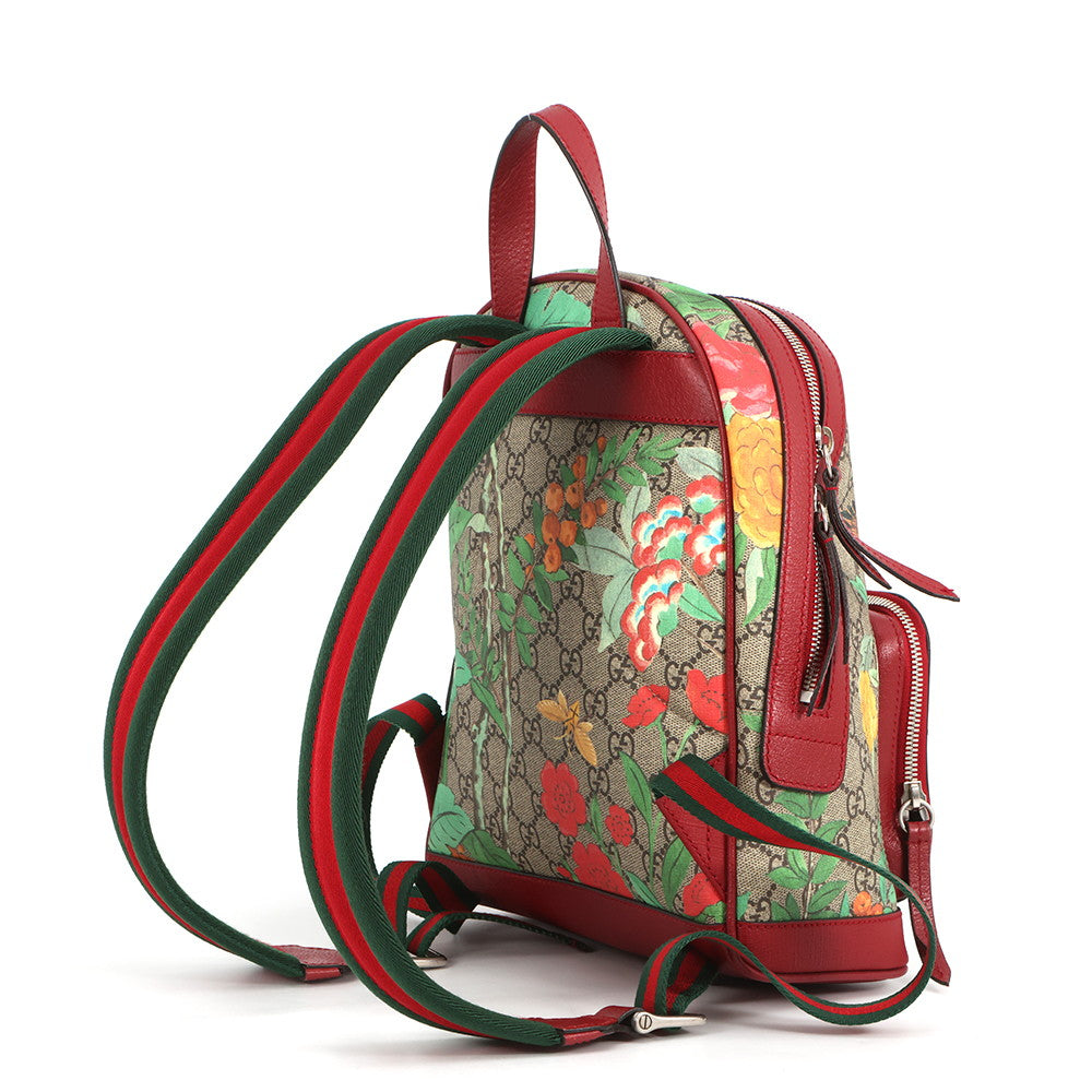 GUCCI Tian Backpack Red/Multicolor427042 GG Supreme