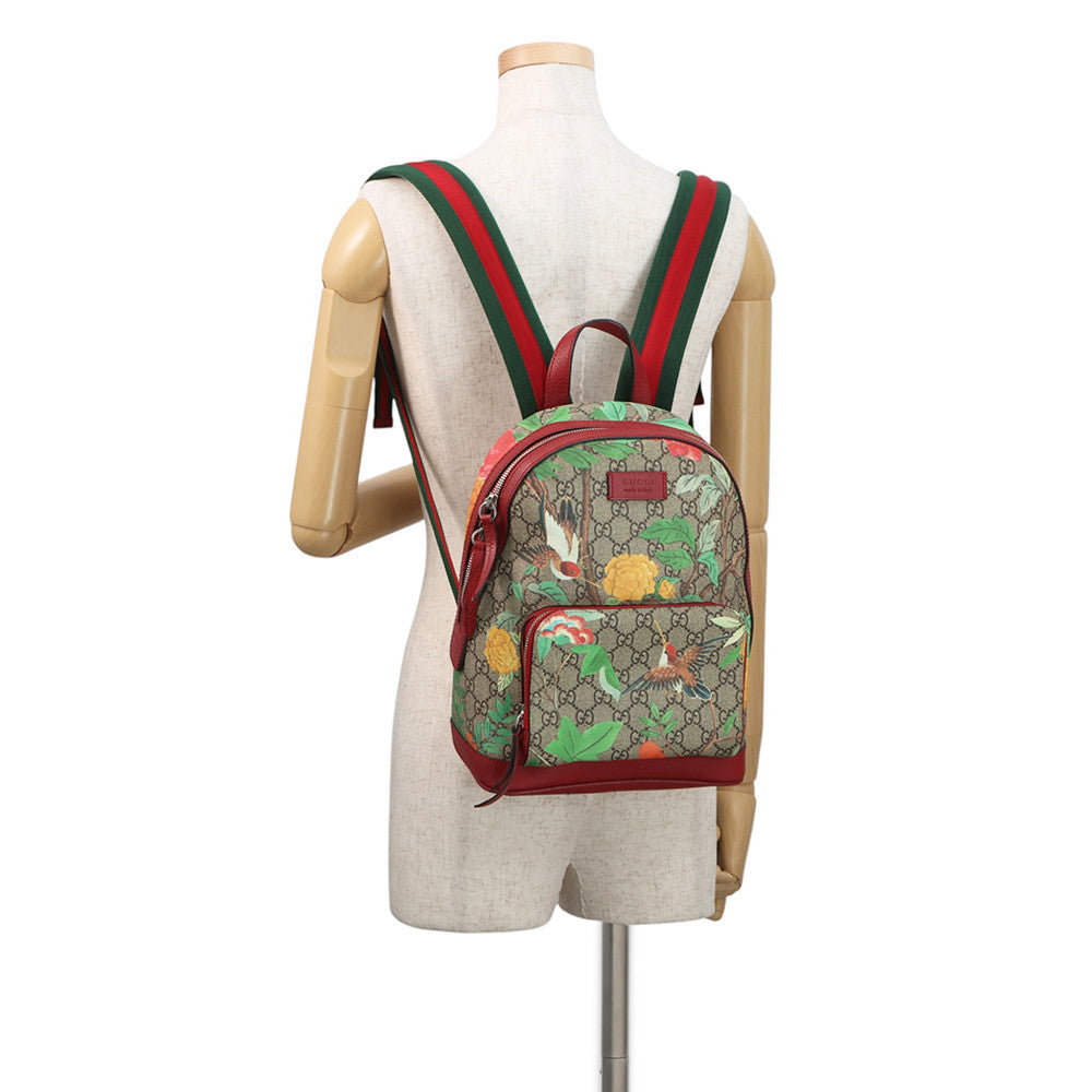GUCCI Tian Backpack Red/Multicolor427042 GG Supreme
