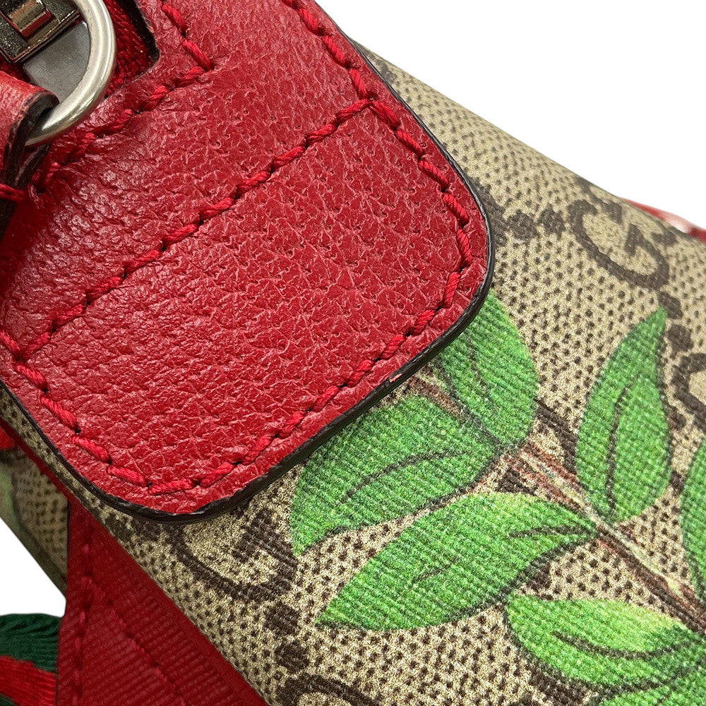 GUCCI Tian Backpack Red/Multicolor427042 GG Supreme