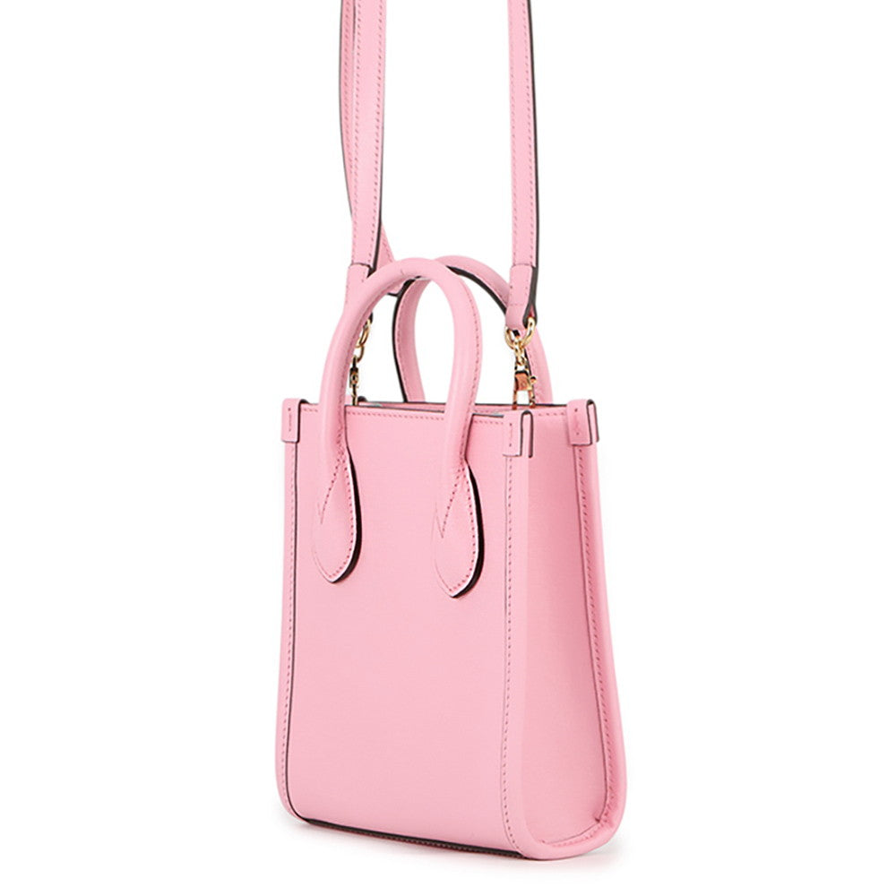 GUCCI Bananya 2-way Tote Bag Pink/Yellow671623 Leather