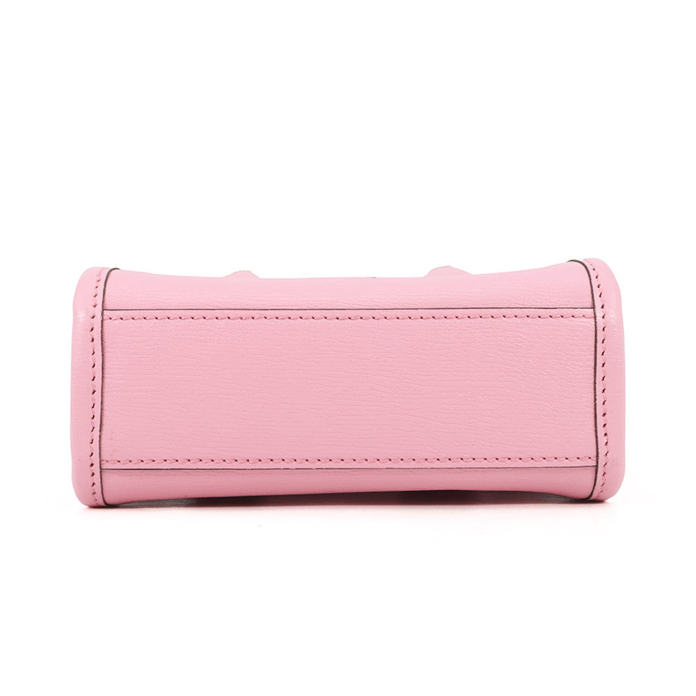 GUCCI Bananya 2-way Tote Bag Pink/Yellow671623 Leather