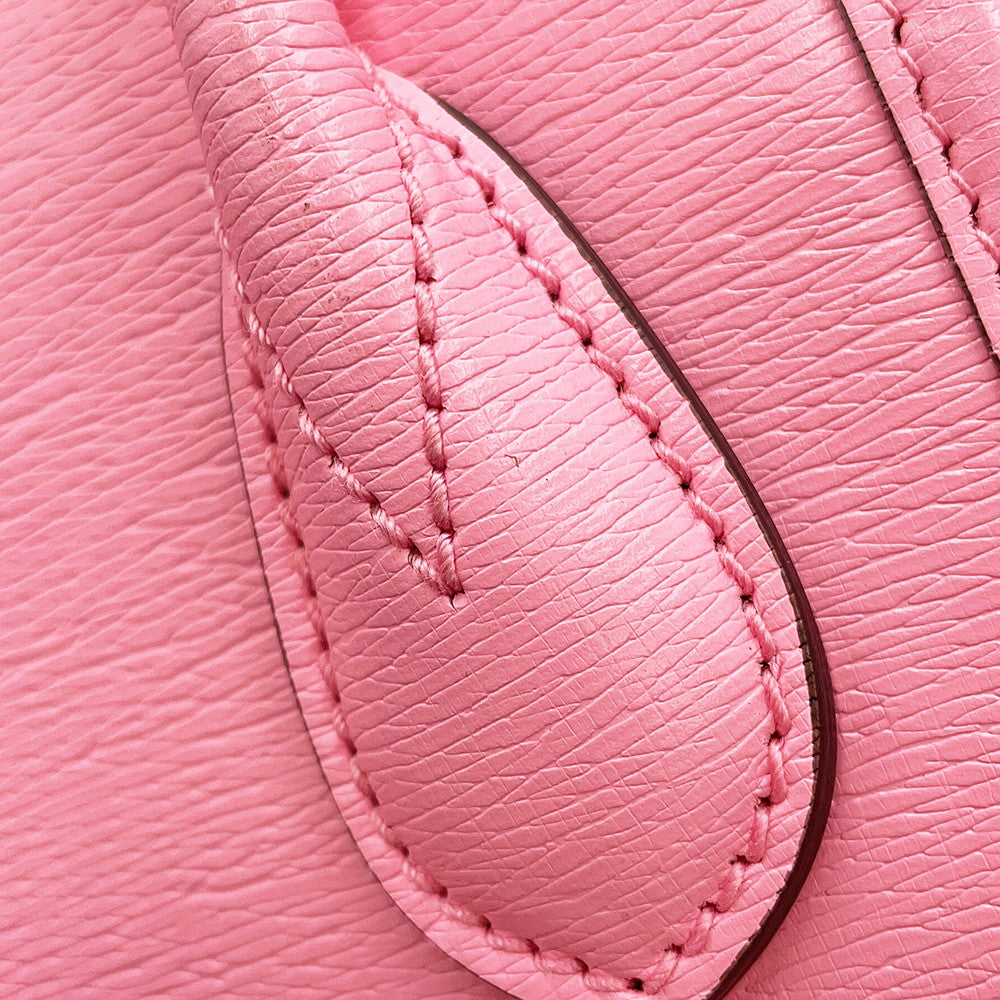 GUCCI Bananya 2-way Tote Bag Pink/Yellow671623 Leather