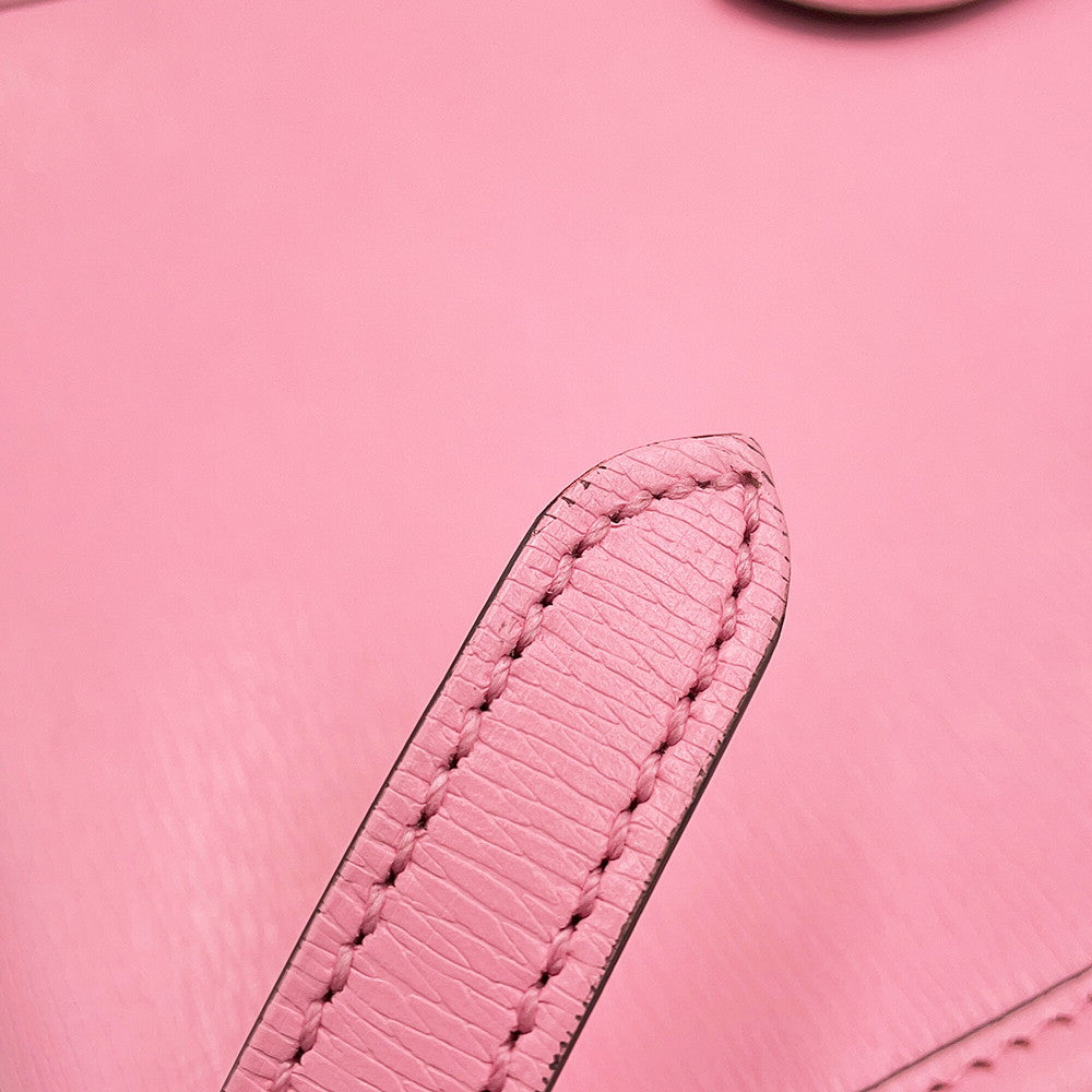 GUCCI Bananya 2-way Tote Bag Pink/Yellow671623 Leather
