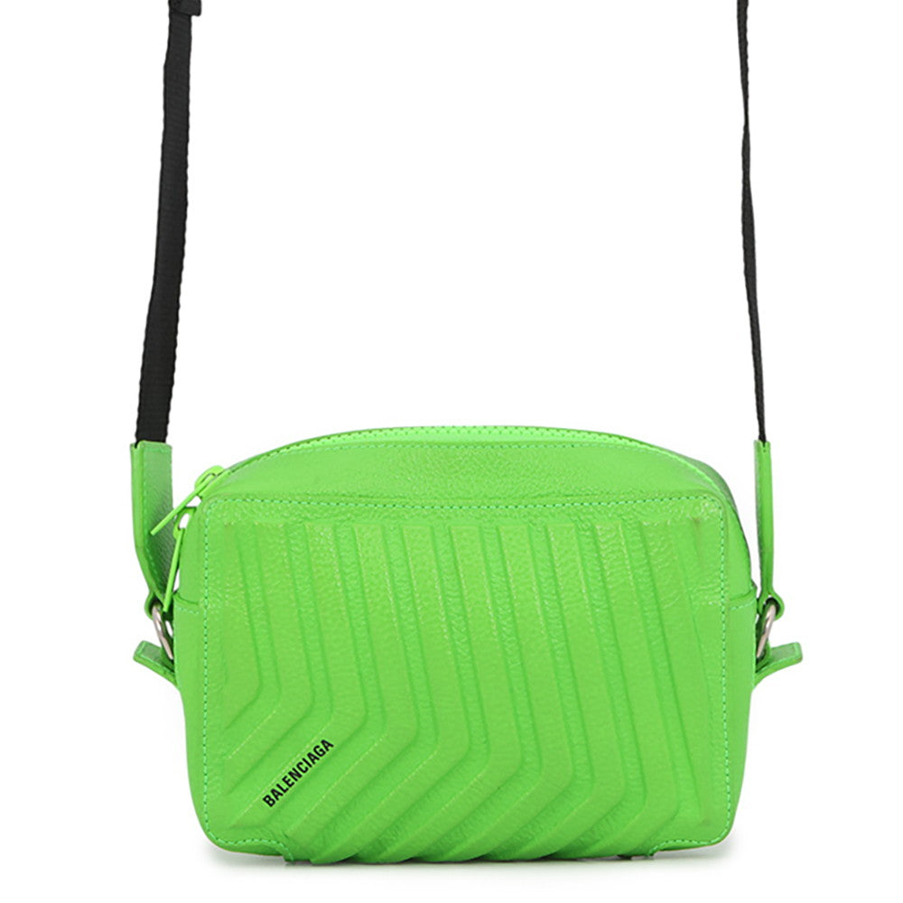 BALENCIAGA car camera bag Light Green693542 Leather