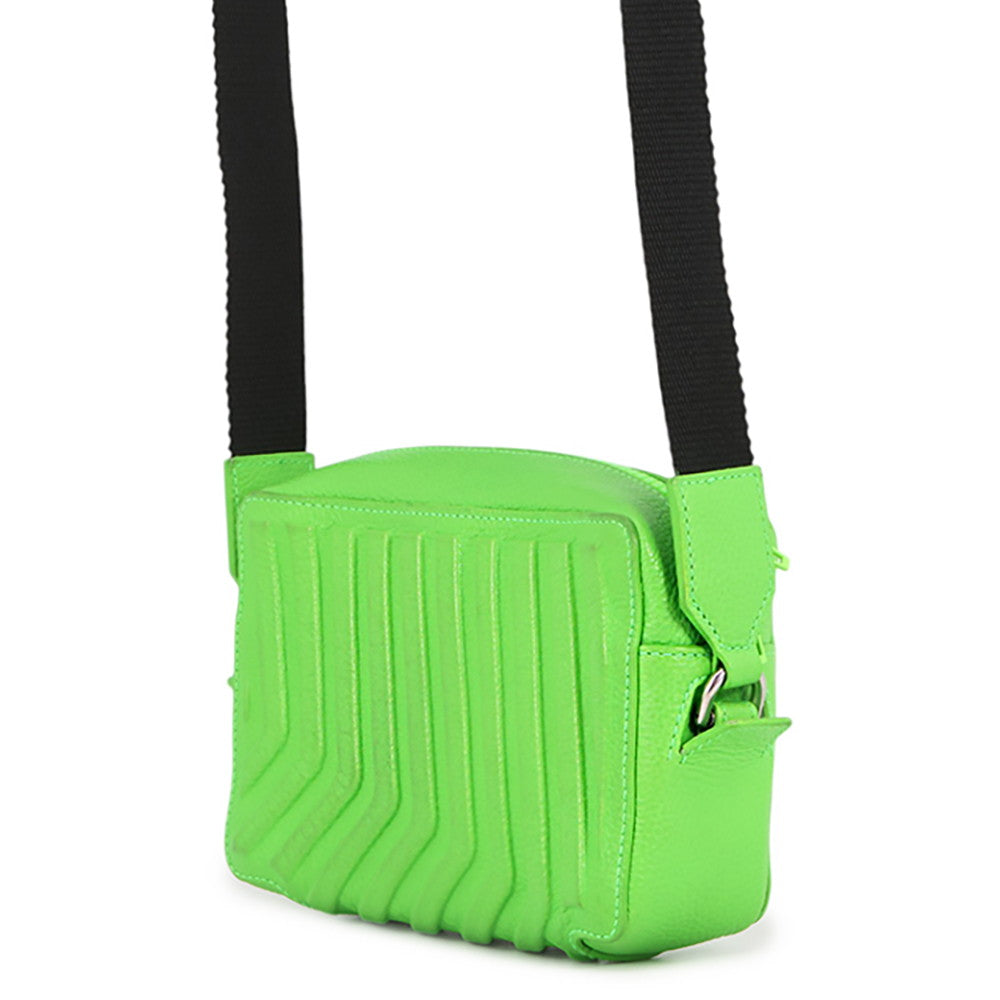 BALENCIAGA car camera bag Light Green693542 Leather
