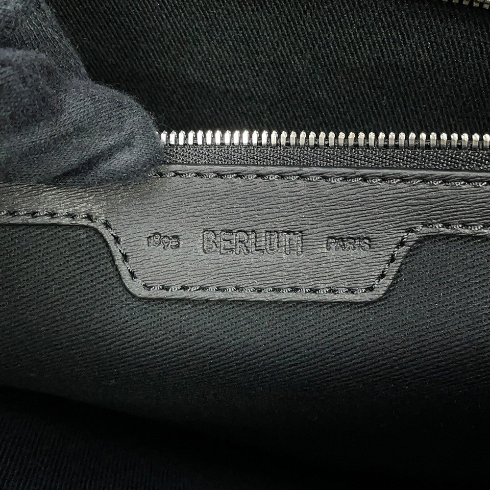 Berluti City Break Tote Black/Brown PVC Leather