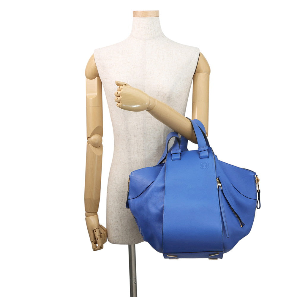 LOEWE hammock Blue387.30.T38 Leather Size Medium