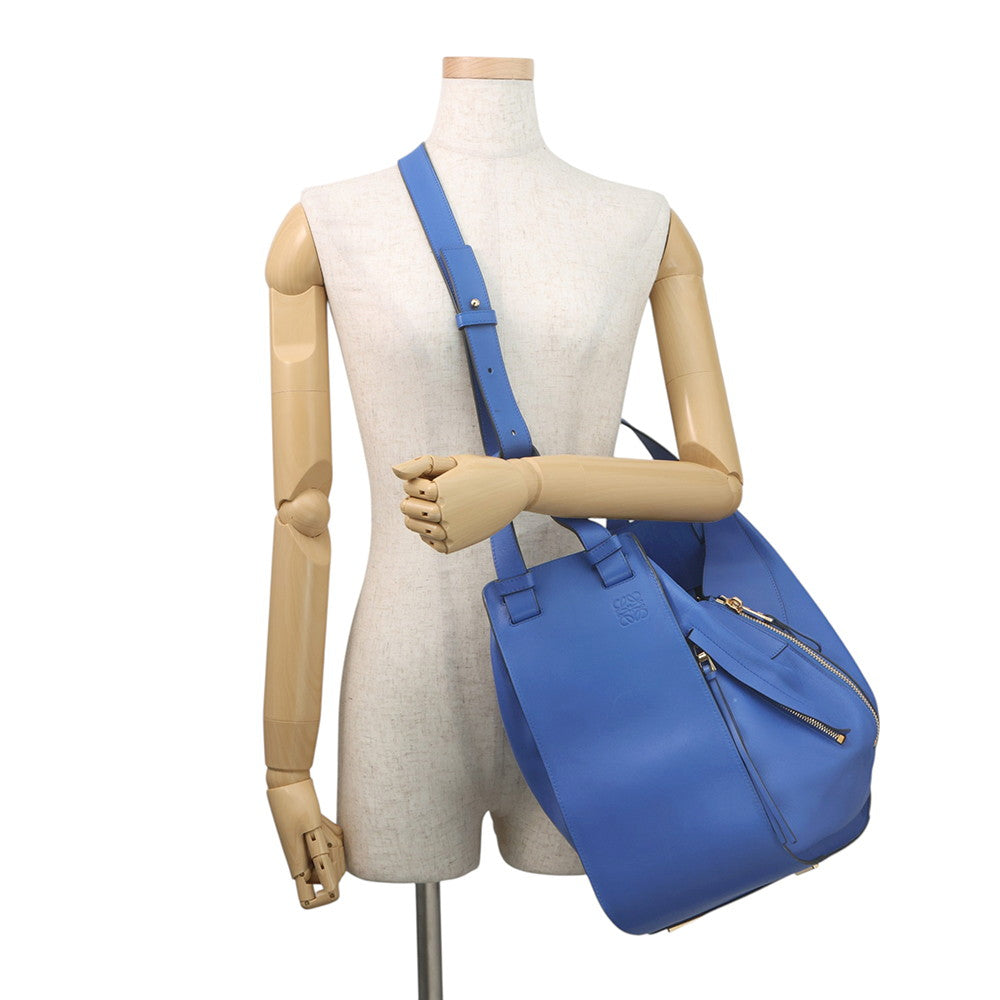 LOEWE hammock Blue387.30.T38 Leather Size Medium