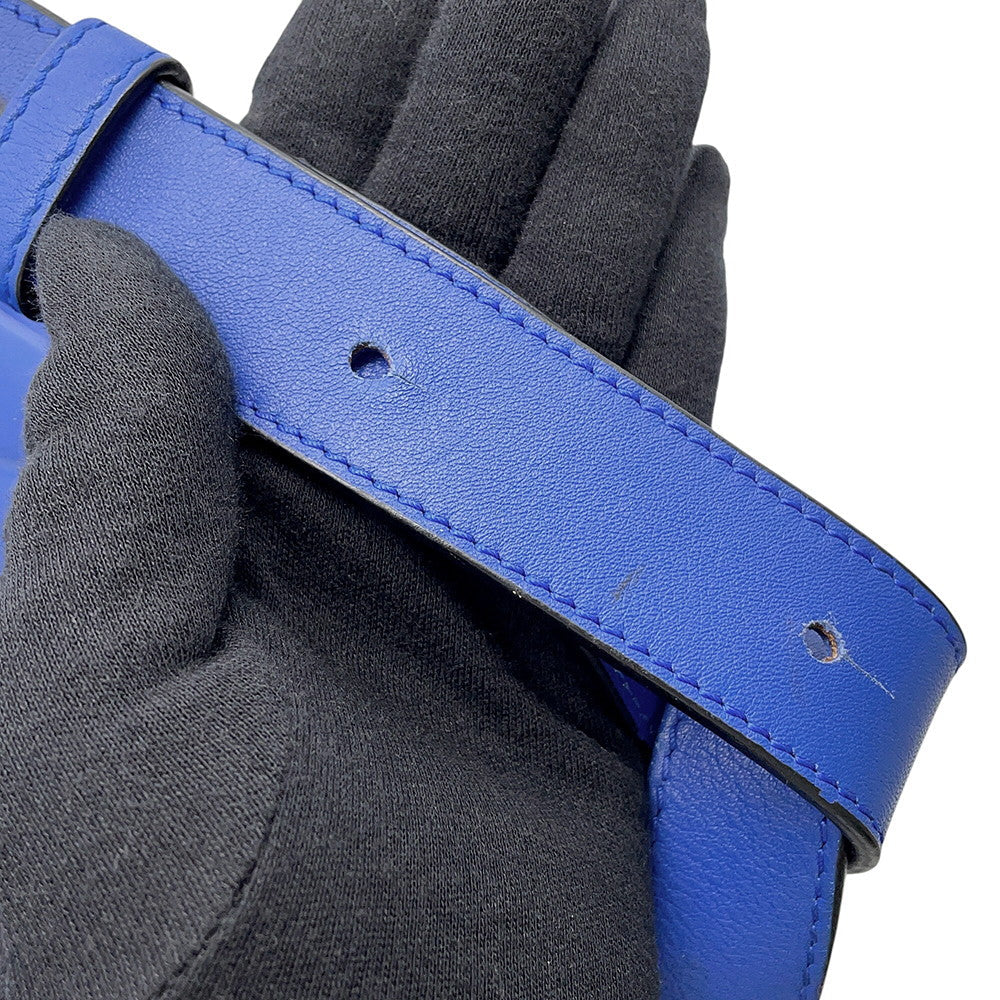LOEWE hammock Blue387.30.T38 Leather Size Medium