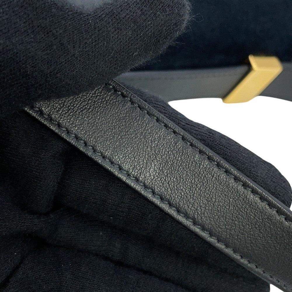 Dior 30Montaigne Shoulder Bag Navy Velvet Leather