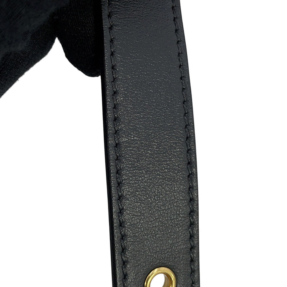 Dior 30Montaigne Shoulder Bag Navy Velvet Leather