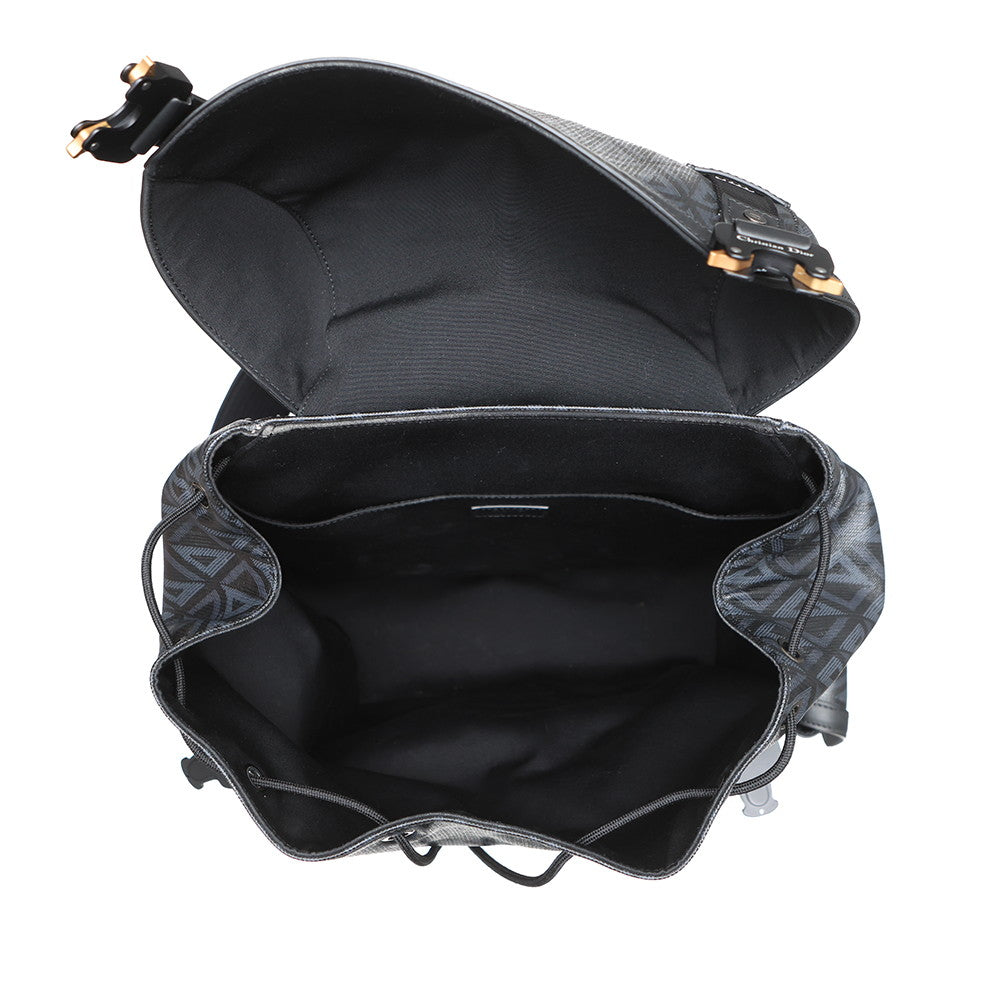 Dior CD Diamond Hit the Road Backpack Black1ESBA163CDP_H43E PVC Leather