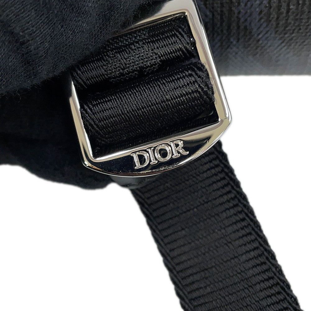 Dior CD Diamond Hit the Road Backpack Black1ESBA163CDP_H43E PVC Leather