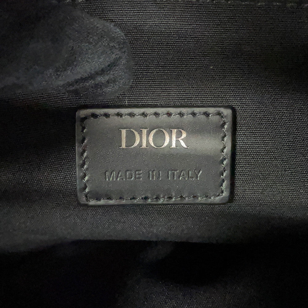 Dior CD Diamond Hit the Road Backpack Black1ESBA163CDP_H43E PVC Leather