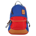 LOEWE iNature Backpack Blue/Red/Brown Canvas