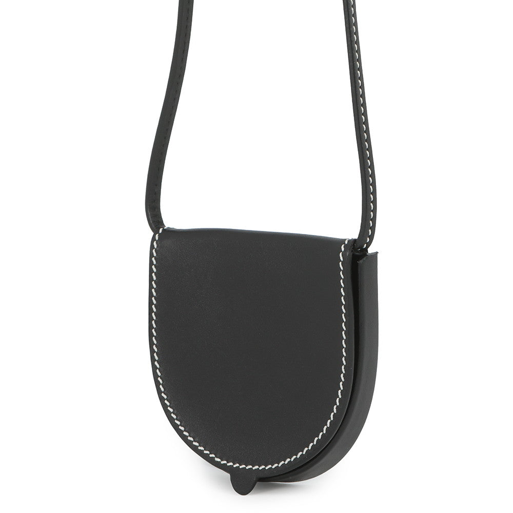LOEWE heel pouch Black109.54.T15 Calf Leather