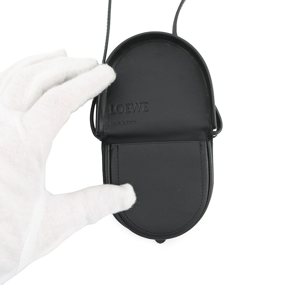 LOEWE heel pouch Black109.54.T15 Calf Leather