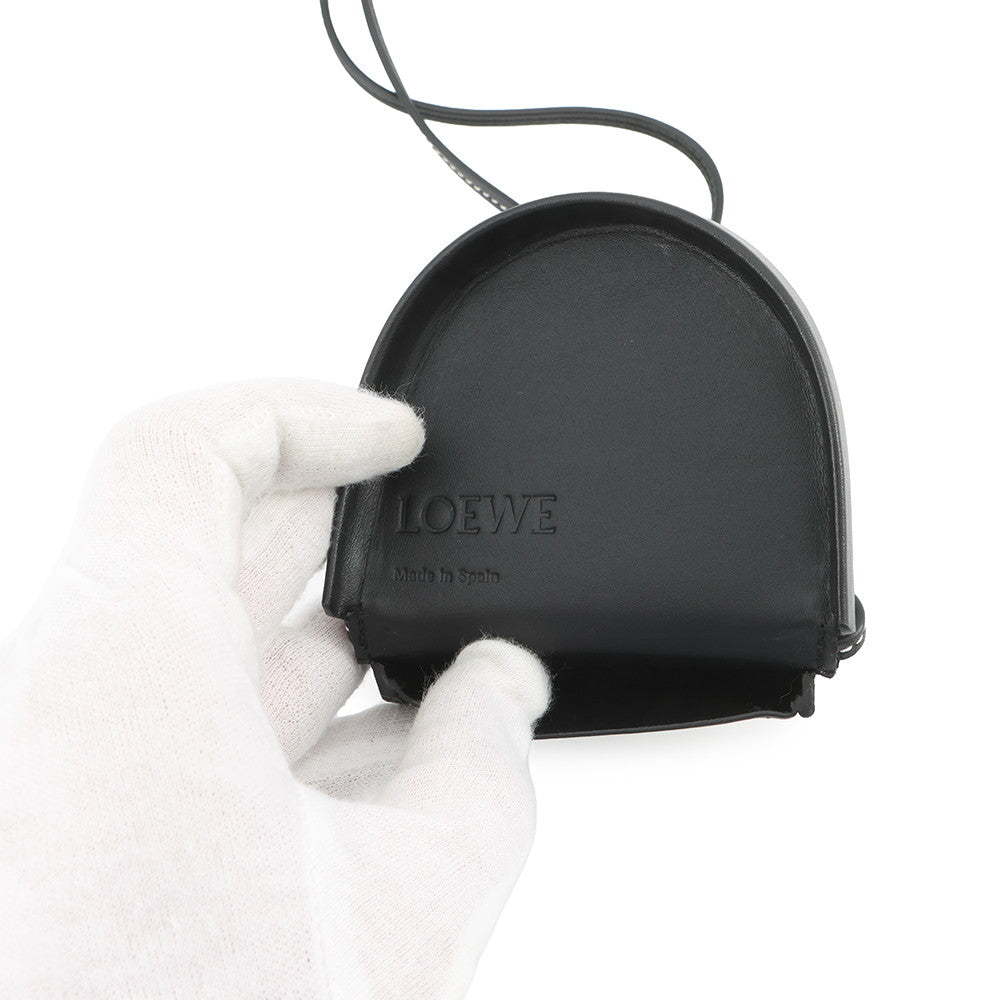 LOEWE heel pouch Black109.54.T15 Calf Leather