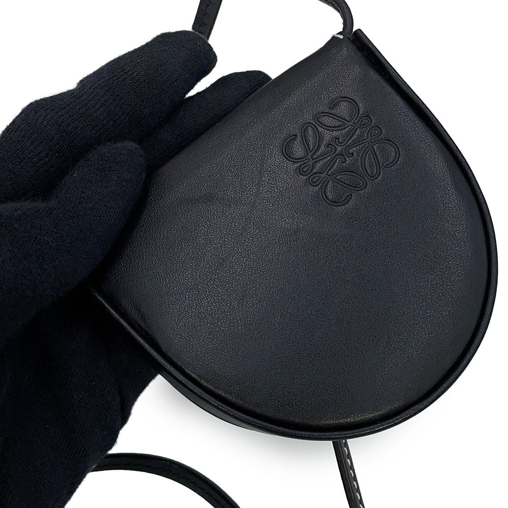 LOEWE heel pouch Black109.54.T15 Calf Leather