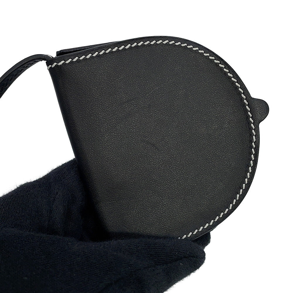 LOEWE heel pouch Black109.54.T15 Calf Leather