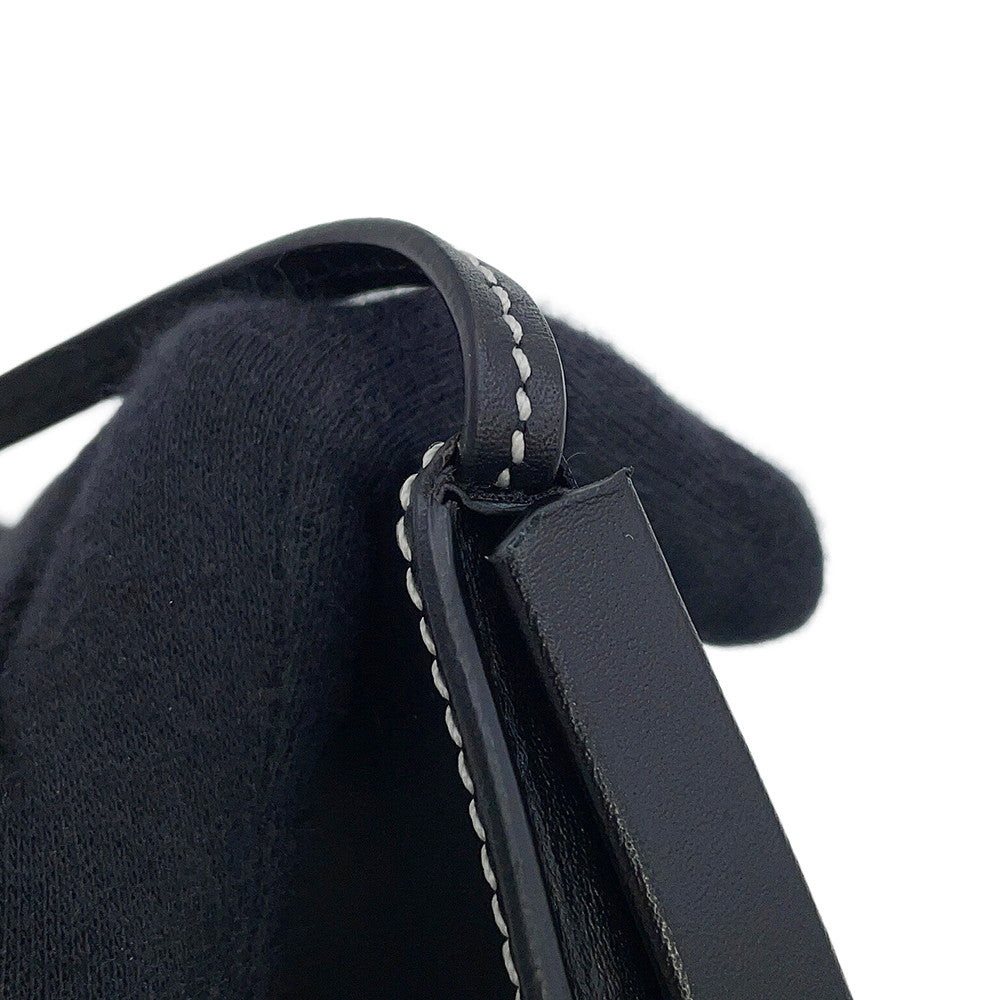 LOEWE heel pouch Black109.54.T15 Calf Leather