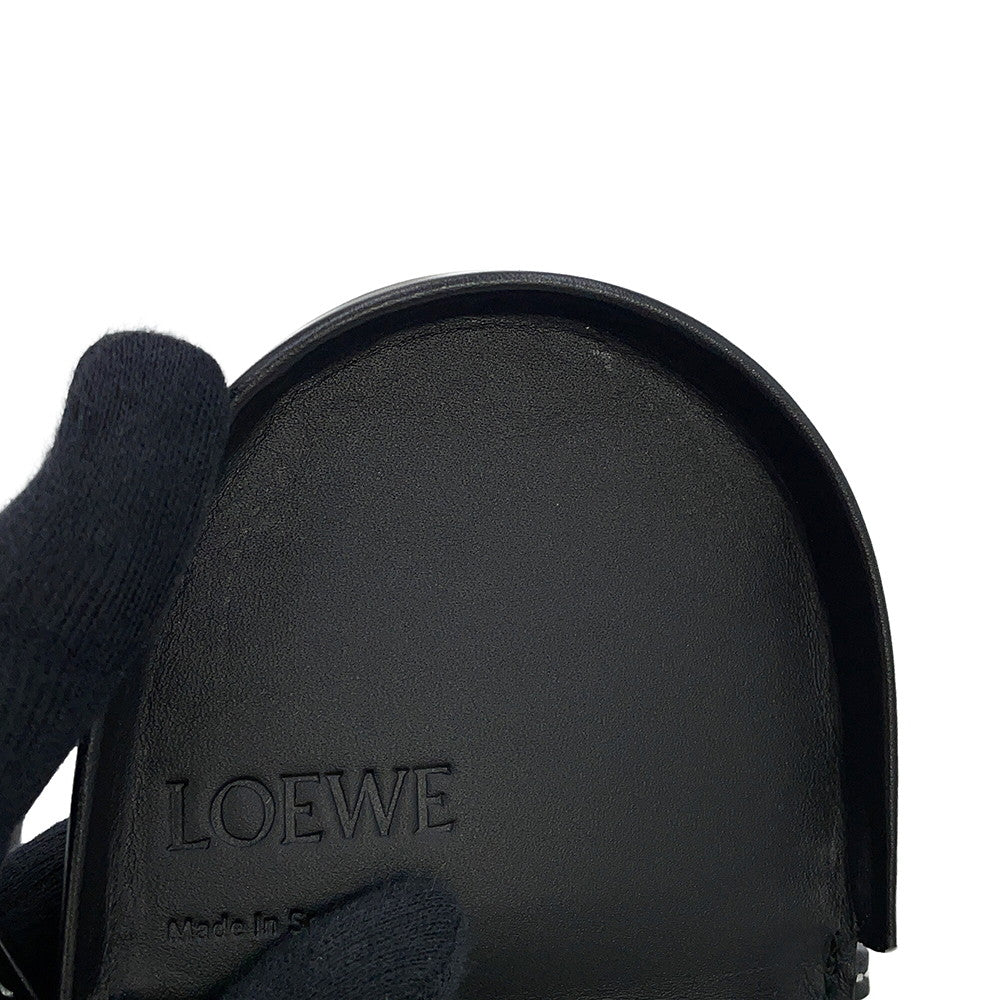 LOEWE heel pouch Black109.54.T15 Calf Leather