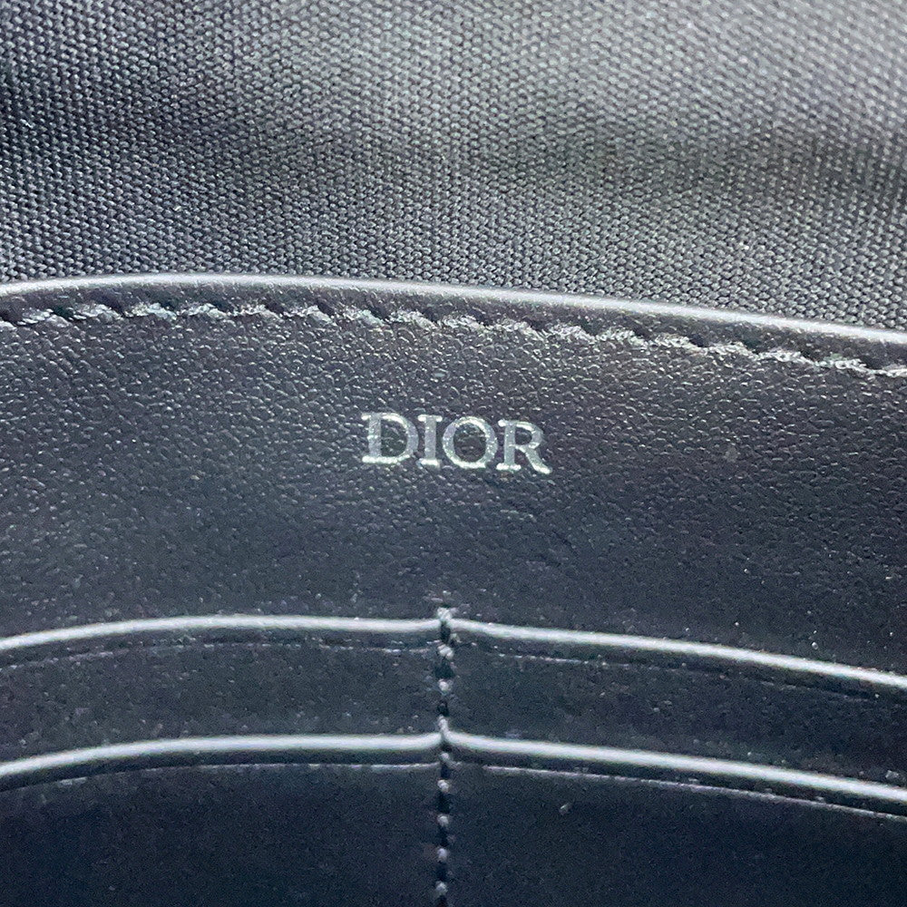 Dior Maxi Oblique Jacquard Clutch Bag Beige/Black/Blue2ESCA490YXL_H27E Canvas