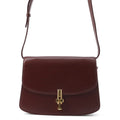 The Row Sofia 8.75 Shoulder Bag Burgundy Leather