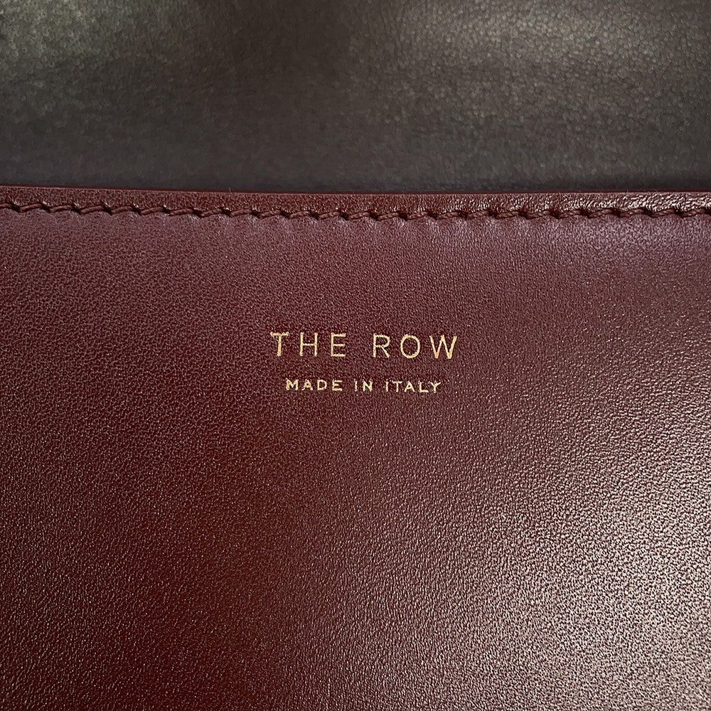 The Row Sofia 8.75 Shoulder Bag Burgundy Leather