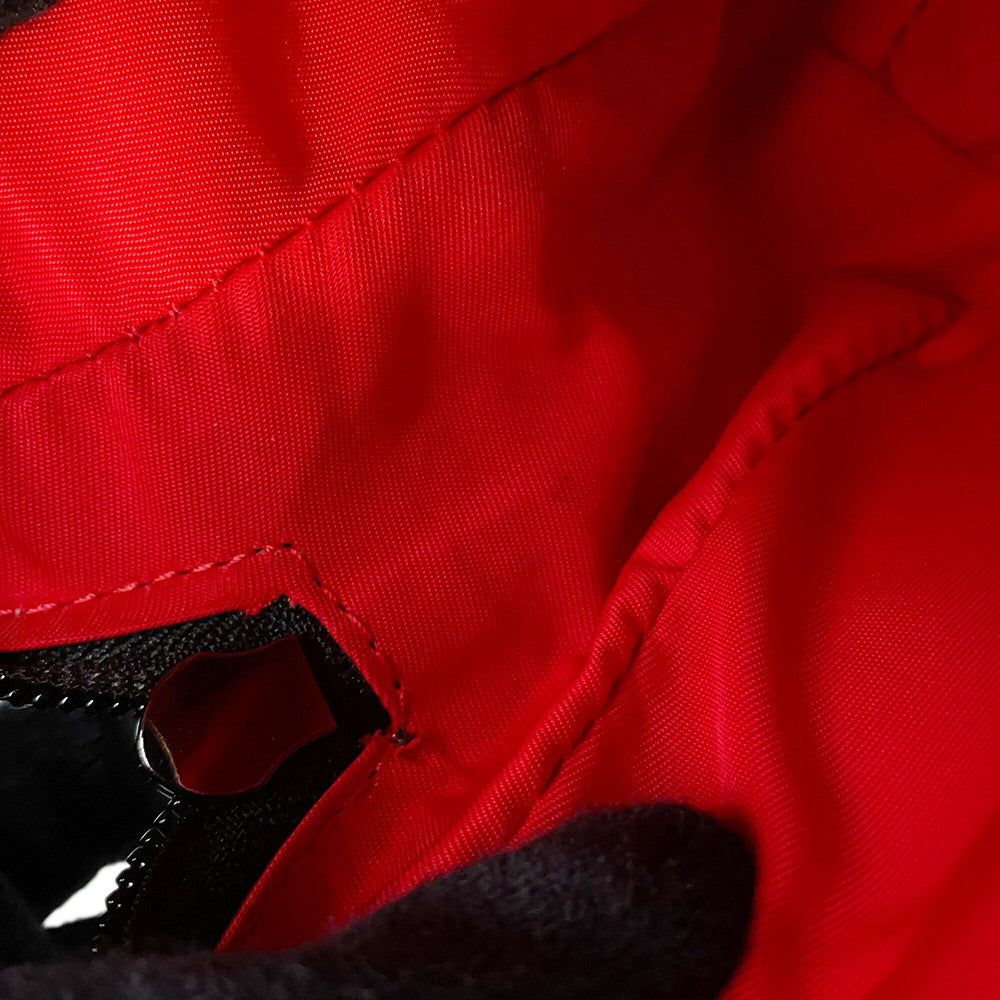 Christian Louboutin Zip N Flap Shoulder Bag Black1245217B260 Canvas Leather