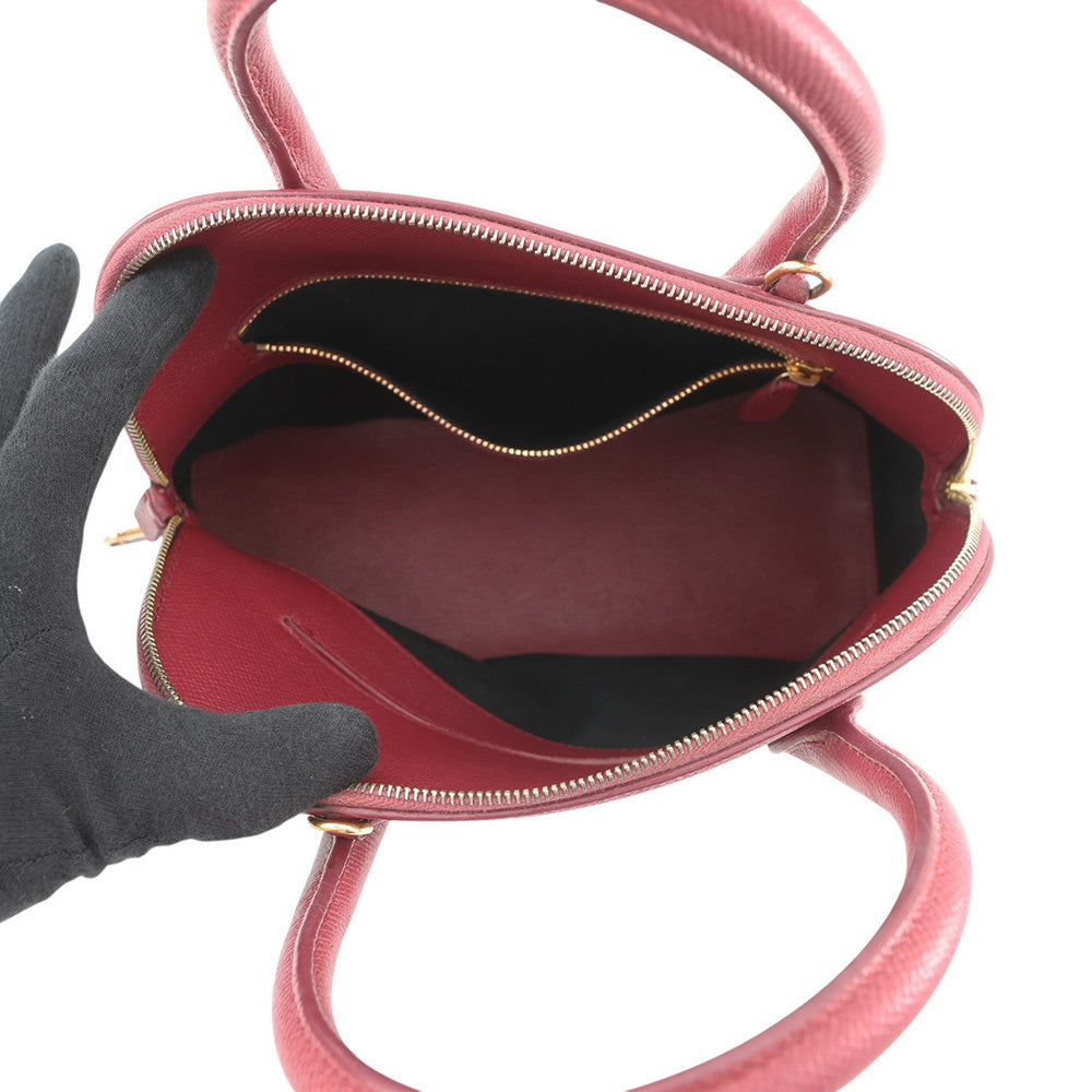 BALENCIAGA Ville top handle Red518873 Leather Size S