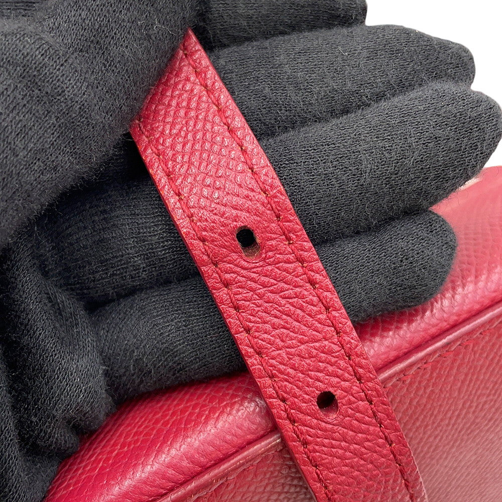 BALENCIAGA Ville top handle Red518873 Leather Size S
