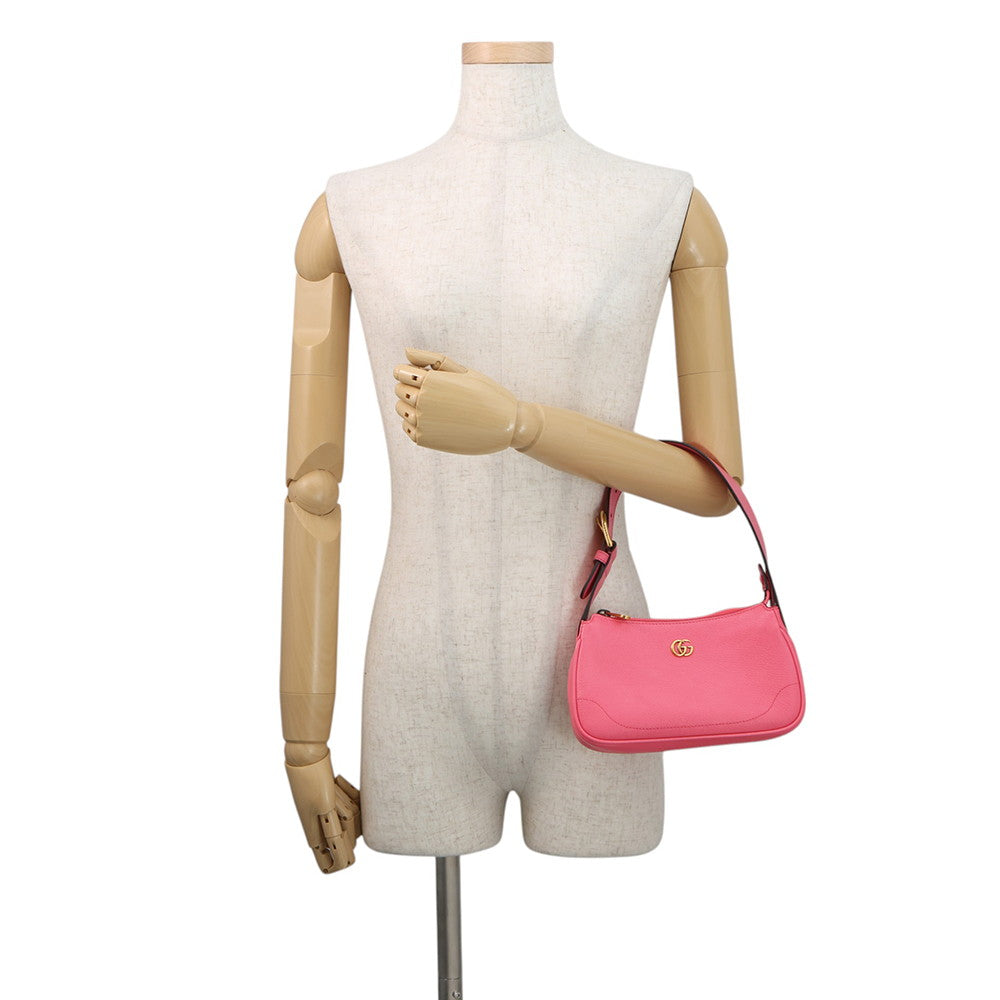 GUCCI GG Marmont Aphrodite Handbag Pink739076 Leather
