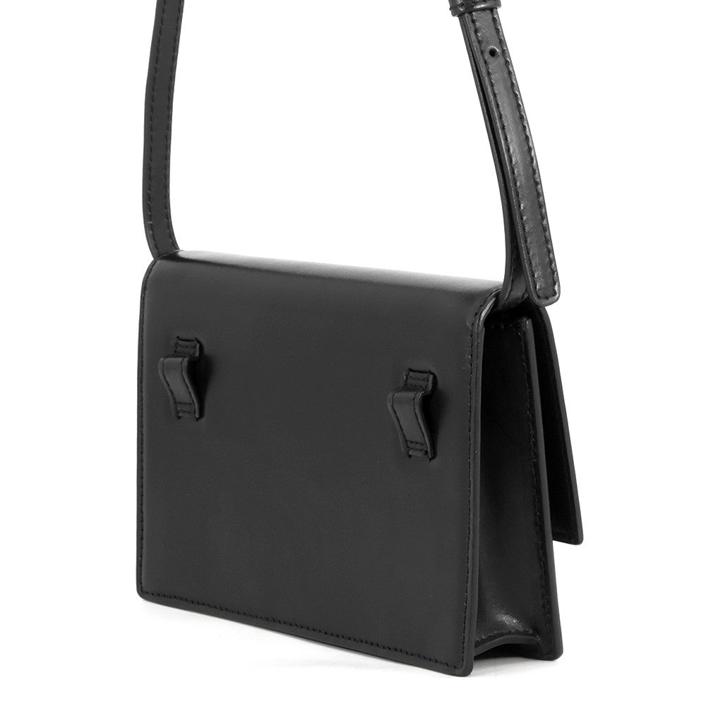 BALENCIAGA Sharp 2WAY Shoulder Bag Black594938 Leather Size XS