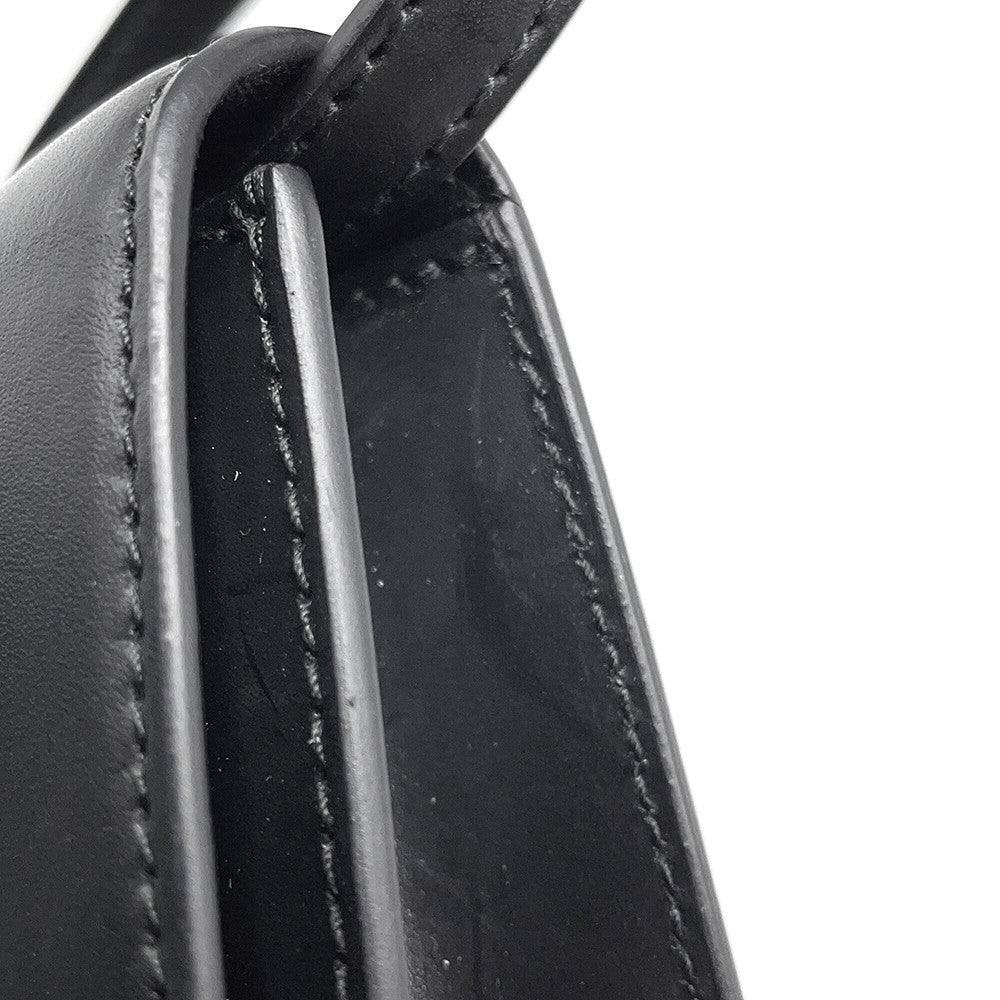 BALENCIAGA Sharp 2WAY Shoulder Bag Black594938 Leather Size XS