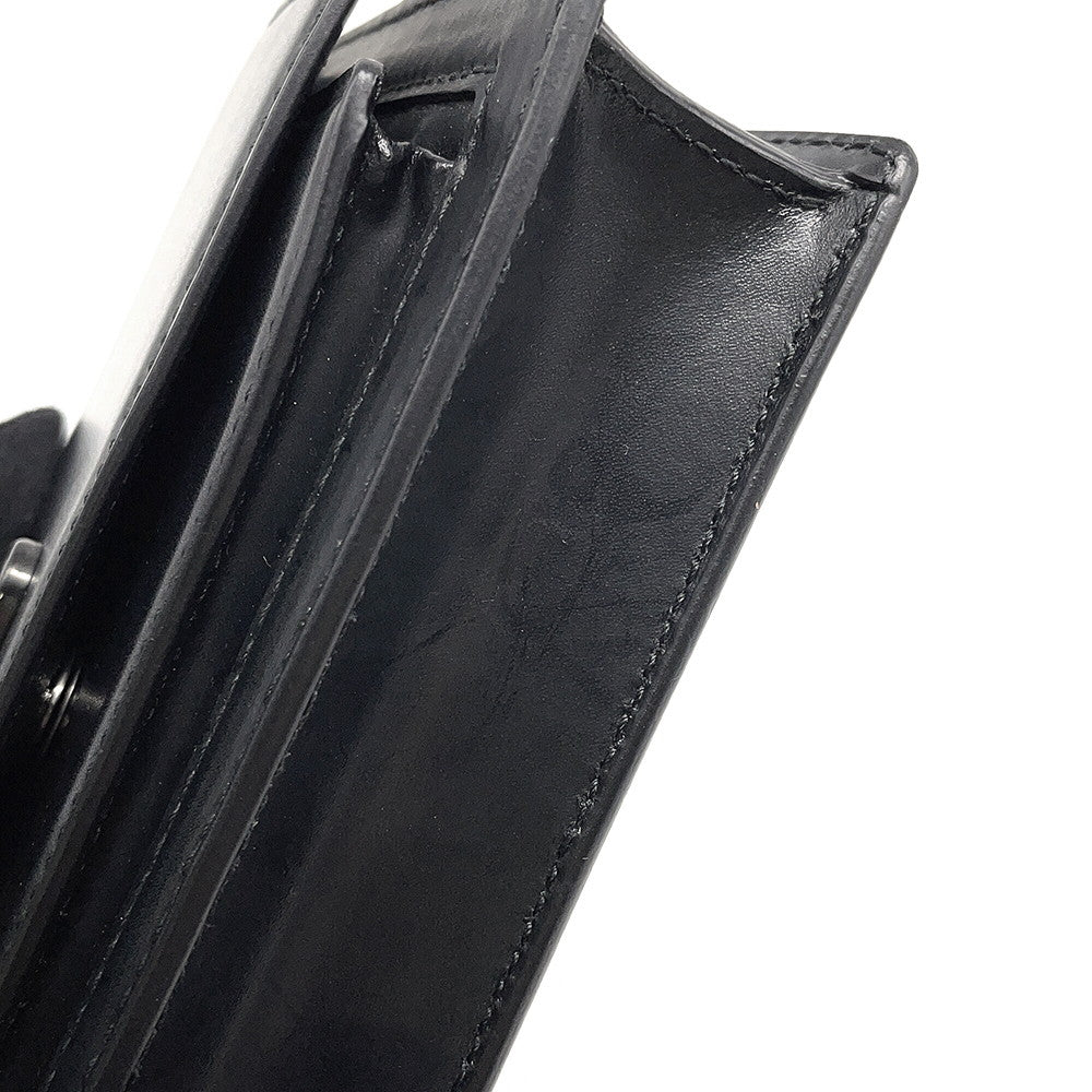 BALENCIAGA Sharp 2WAY Shoulder Bag Black594938 Leather Size XS