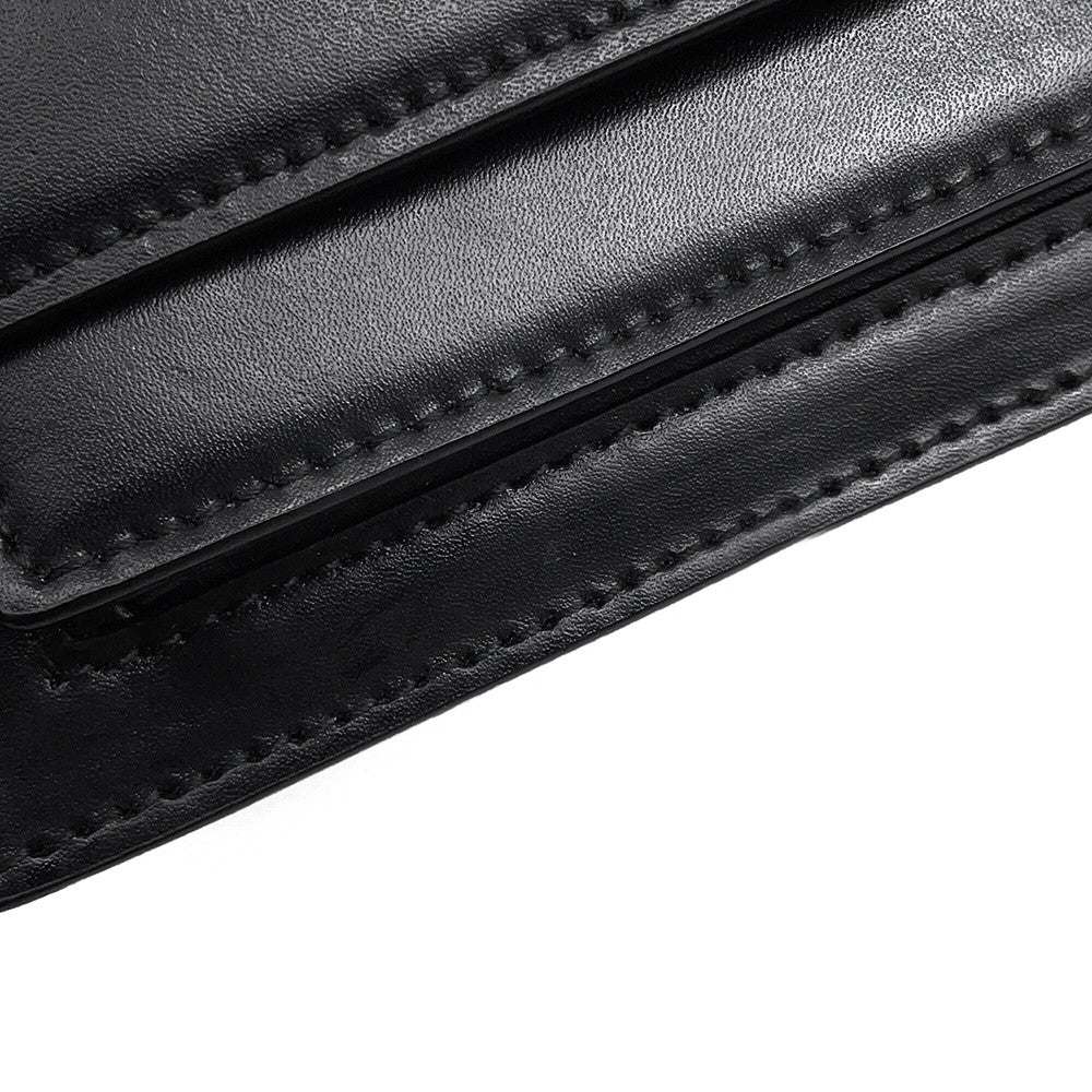 BALENCIAGA Sharp 2WAY Shoulder Bag Black594938 Leather Size XS