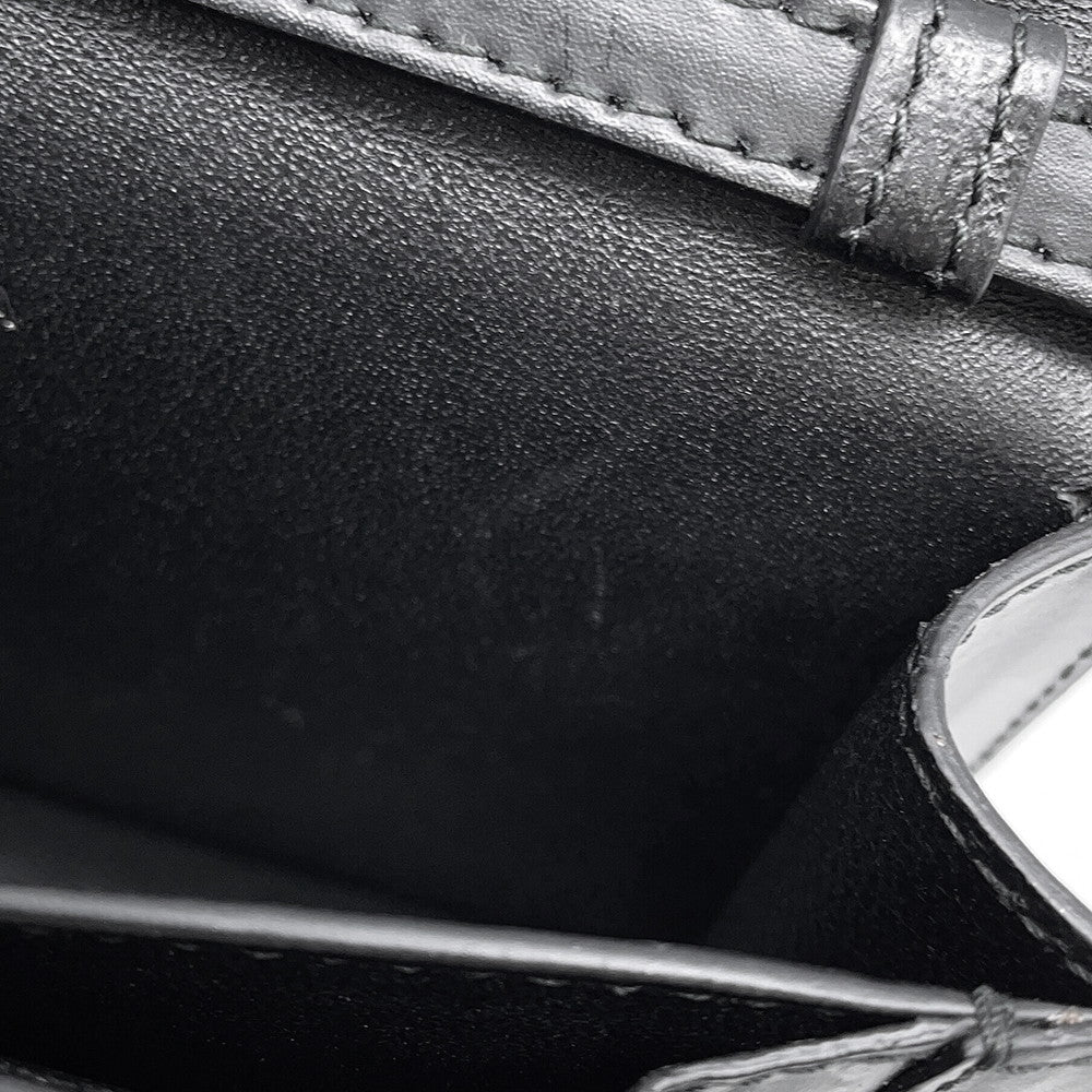 BALENCIAGA Sharp 2WAY Shoulder Bag Black594938 Leather Size XS