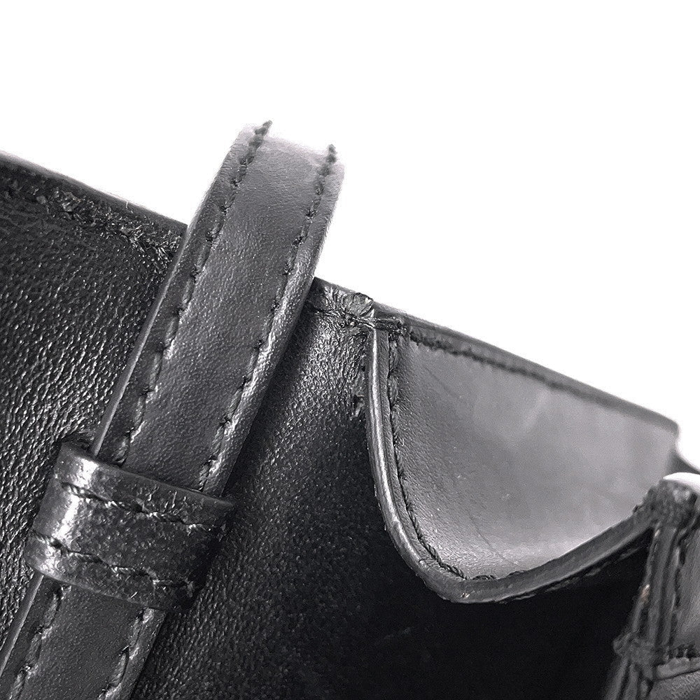 BALENCIAGA Sharp 2WAY Shoulder Bag Black594938 Leather Size XS