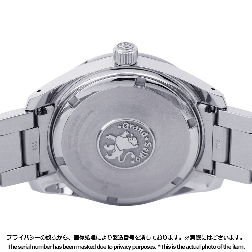 SEIKO Grand Seiko 9R Spring Drive W40.5mm Stainless Steel Black DialSBGA301