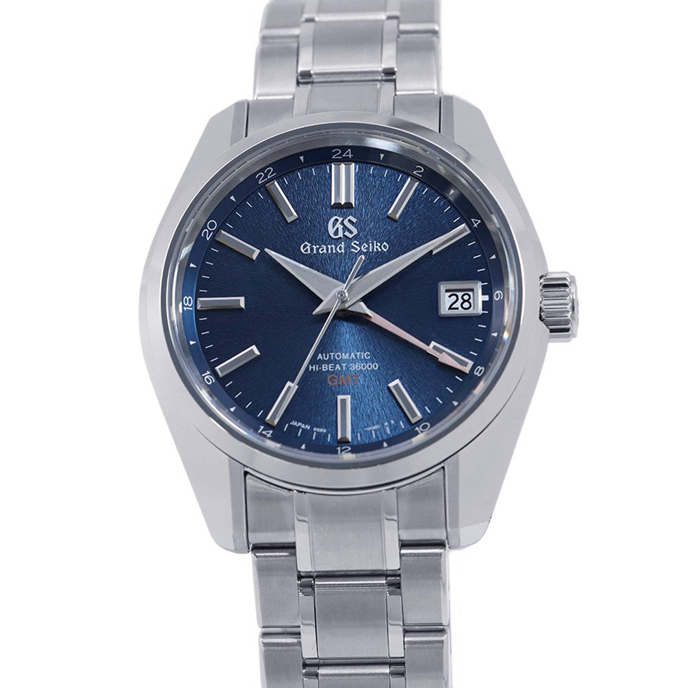SEIKO Grand Seiko Heritage Collection Mechanical Hi-Beat GMT W40mm Stainless Steel Blue DialSBGJ267