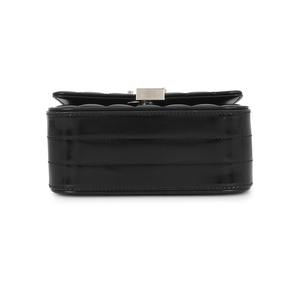 SAINT LAURENT PARIS Vicky Chain Shoulder Bag Black538439AACIE1000 Patent Leather Size Small