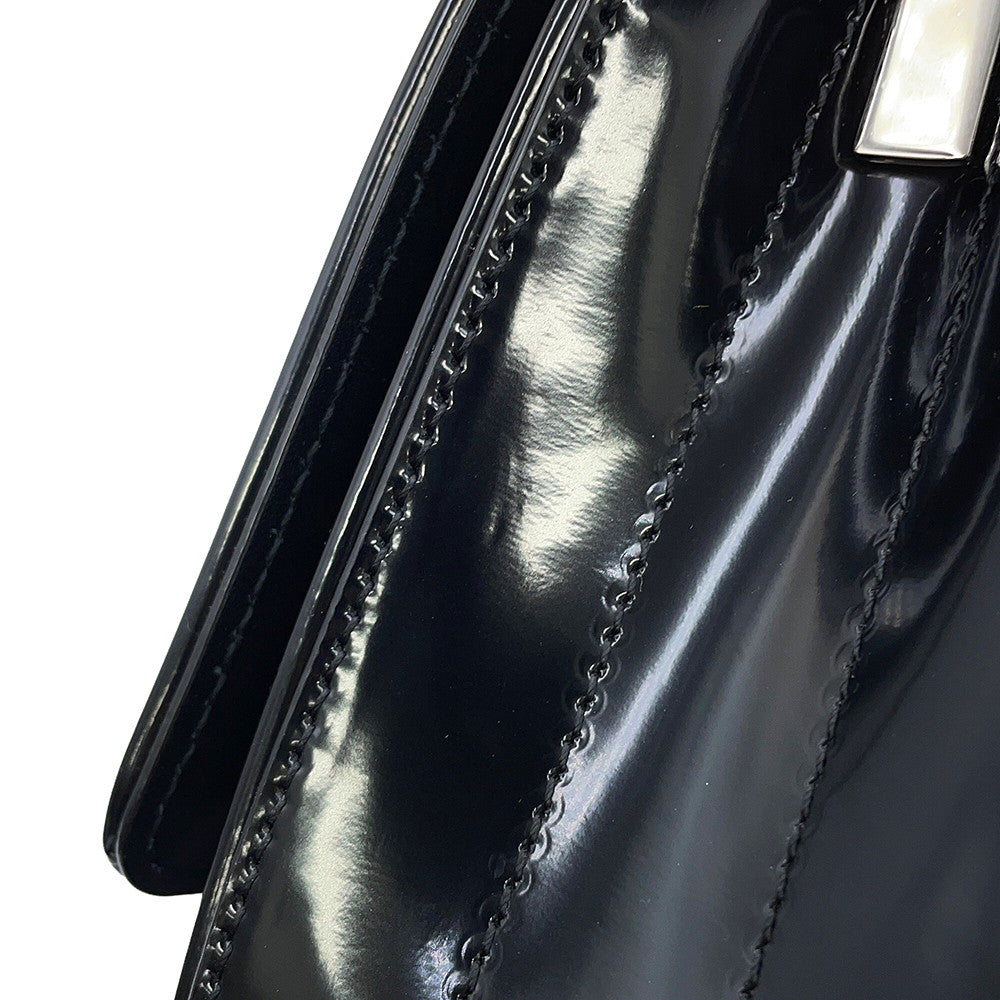 SAINT LAURENT PARIS Vicky Chain Shoulder Bag Black538439AACIE1000 Patent Leather Size Small