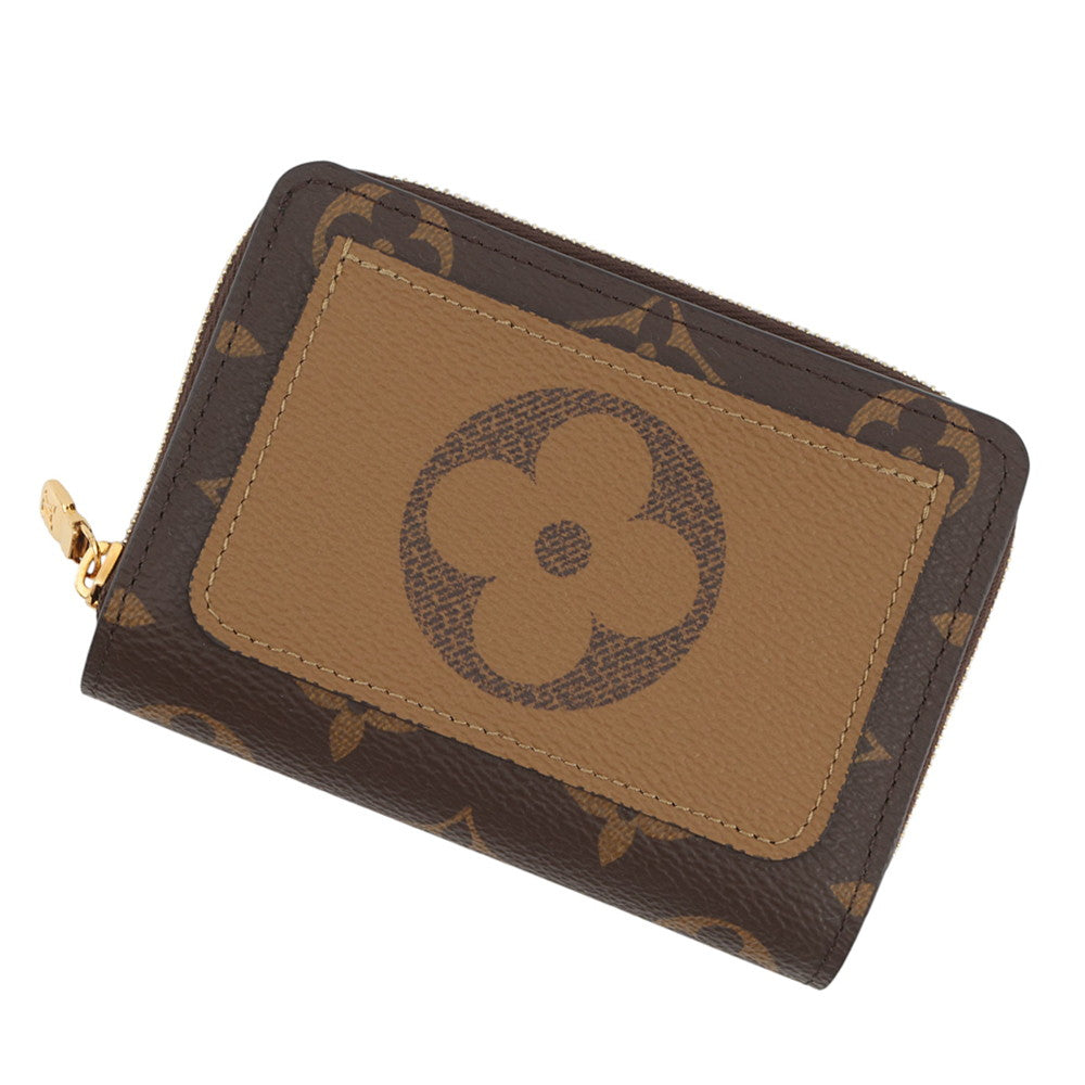 LOUIS VUITTON Portefeuille Lou NoirM81461 Monogram/Monogram Reverse Canvas