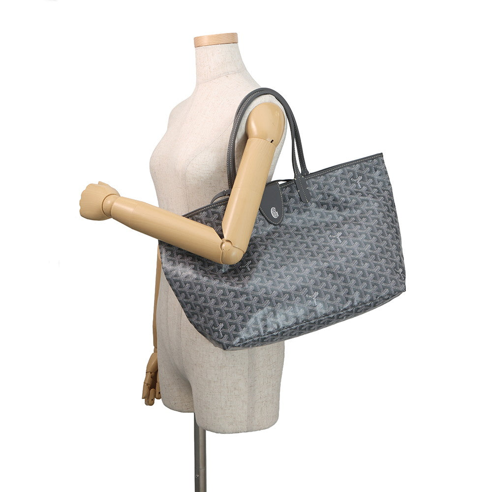 GOYARD Saint Louis GraySTLCROPMLTY51CL51P PVC Leather Size PM