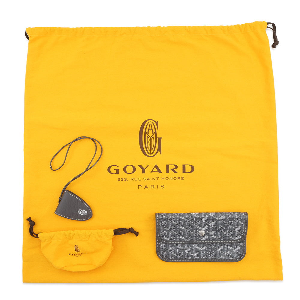 GOYARD Saint Louis GraySTLCROPMLTY51CL51P PVC Leather Size PM