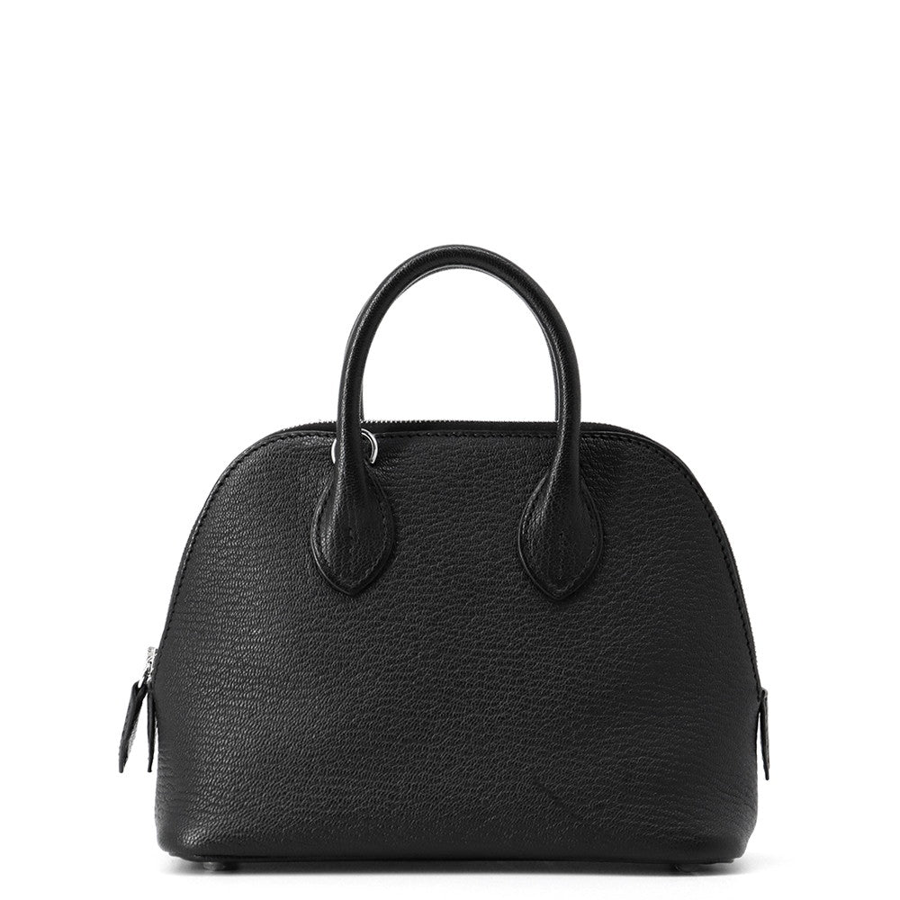 HERMES Bolide 1923 Black Chevre Myzore Goatskin Size Mini
